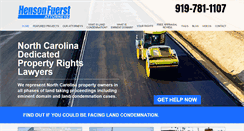 Desktop Screenshot of nclandlawyer.com
