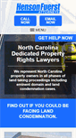 Mobile Screenshot of nclandlawyer.com